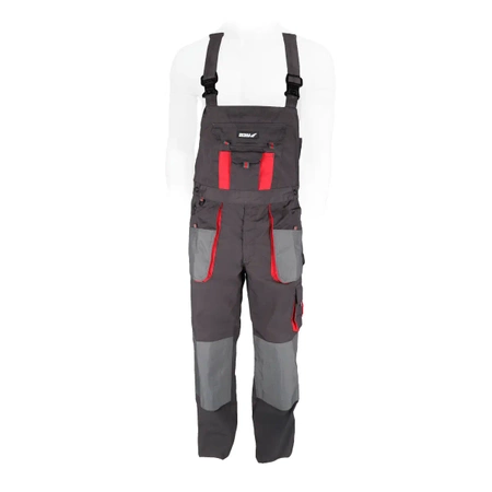 Spodnie ochronne ogrodniczki DEDRA BH2SO-XL  XL/56, gramatura 265g/m2