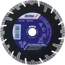 Tarcza diamentowa turbo-T do materiałów budowlanych DEDRA H1198E 250x25,4mm