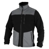 Bluza polarowa ze wstawkami, 280g/m2, rozm.S, czarno-szara, DEDRA BH6PA1-S