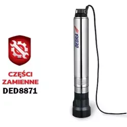 Części zamienne do pompy do wody DEDRA DED8871