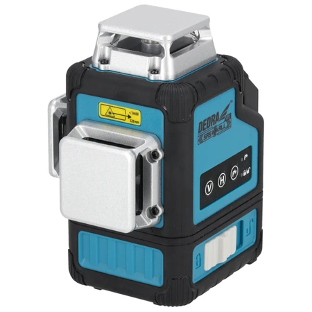 Multilaser 3D, poziomica laserowa 3D, DEDRA SAS+ALL DED6910 zielony laser, OSRAM