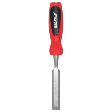 Dłuto do drewna, stolarskie DEDRA 06C037 20mm, stal CrV, dwumateriałowy uchwyt