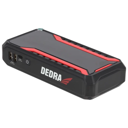Power-bank z funkcją rozruchu silnika, booster, jump starter DEDRA DEPP1201, Li-Ion 12000mAh, wyświetlacz LCD