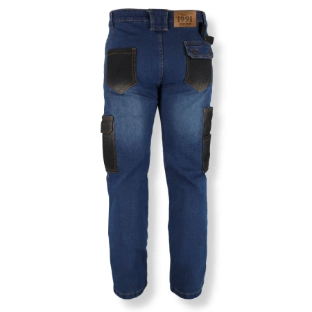 Spodnie jeans, dżinsy robocze, spodnie z denimu DEDRA BH45SP-XXL gramatura 280g/m2, rozmiar XXL