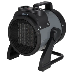 Nagrzewnica elektryczna PTC 2,0kW okrągła, czarna DEDRA DED9930C2 ceramiczny element grzejny