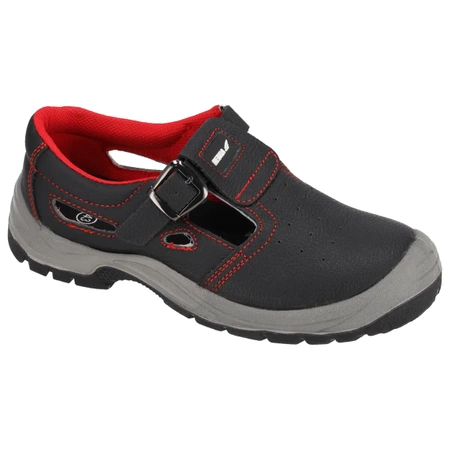 Sandały bezpieczne, buty BHP  DEDRA BH9D1-45 skórzane, rozmiar: 45, kat.S1 SRC
