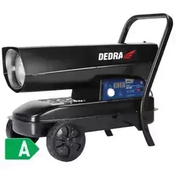 Nagrzewnica olejowa 40kW, kółka, czarna DEDRA DED9954A