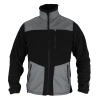 Bluza polarowa ze wstawkami, 280g/m2, rozm.S, czarno-szara, DEDRA BH6PA1-S