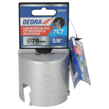 Otwornica uniwersalna TCT  DEDRA 08X070 70mm 5/8''