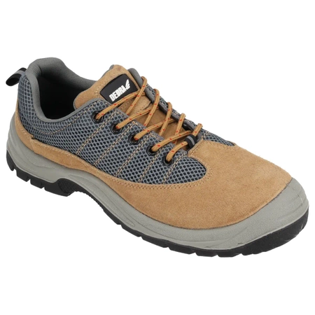 Półbuty bezpieczne, buty BHP  DEDRA BH9P3-39 zamszowe, rozmiar: 39, kat.S1 SRC