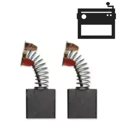 Szczotki elektrografitowe DEDRA YSG022 do strugarko-grubościówki DED7814, DED7811, DED7812, DED7813 i piły DED7704