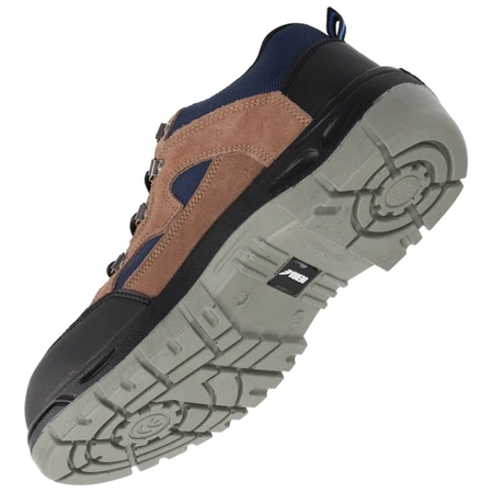 Półbuty bezpieczne, buty BHP  DEDRA BH9P2-43 zamszowe, rozmiar: 43, kat.S1 SRC