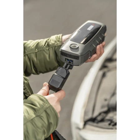 Power-bank z funkcją rozruchu silnika, booster, jump starter DEDRA DEPP1600, Li-Ion 16000mAh, wyświetlacz LCD
