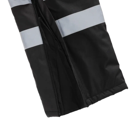Spodnie ocieplane ogrodniczki DEDRA BH80SO1-XXXL rozmiar XXXL, żółte