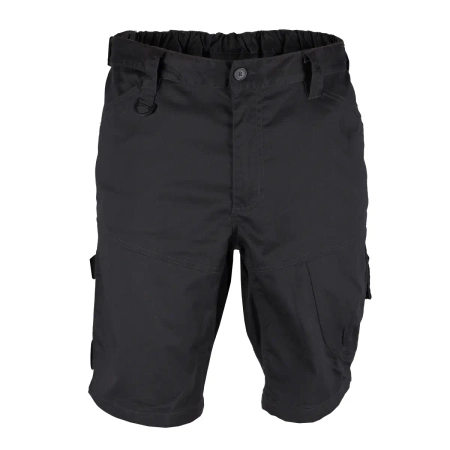 Szorty robocze ze spandexem, krótkie spodnie robocze, DEDRA BH33ST-XL, rozm. XL, gramatura 220g/m2, szare