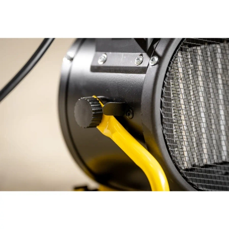 Nagrzewnica elektryczna PTC 2,0kW, okrągła, czarna DEDRA DED9930C ceramiczny element grzejny