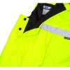 Spodnie ocieplane ogrodniczki DEDRA BH80SO1-XXXL rozmiar XXXL, żółte