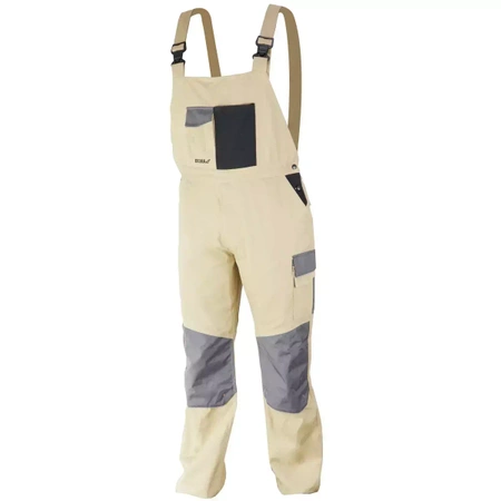 Spodnie ochronne ogrodniczki DEDRA BH41SO-XXL XXL/58, 100% bawełna, Cotton line 270g/m2