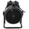 Nagrzewnica elektryczna PTC 3,0kW, okrągła czarna DEDRA DED9931C2 ceramiczny element grzejny