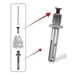 Adapter SDS plus 1/2" 20UNF DEDRA YKS009