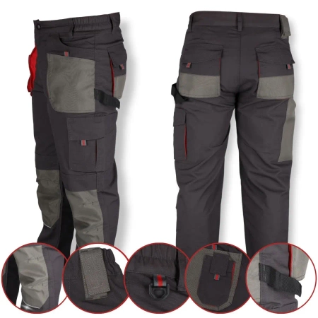Spodnie ochronne DEDRA BH2SP-XL XL/56, gramatura 265g/m2