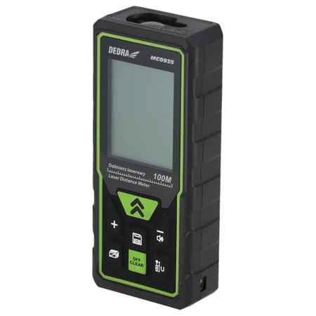 Dalmierz laserowy 100m DEDRA MC0935, dalmierz laserowy do domu