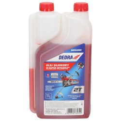 Olej DEDRA DEGL06C do silników dwusuwowych do pilarek kos 1L z dozownikiem