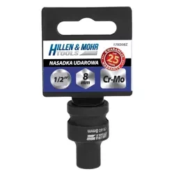 Nasadka udarowa 1/2'' Hillen&Mohr 17N313Z 13x38mm, stal Cr-Mo