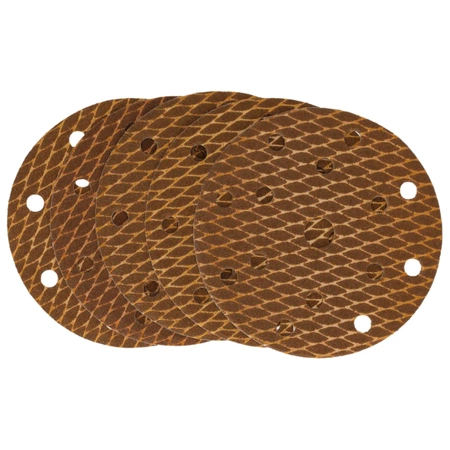 Tarczki ścierne Anti-clog 150mm, #150, rzep, zestaw 5szt, DED7982R05