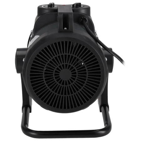 Nagrzewnica elektryczna PTC 2,0kW okrągła, czarna DEDRA DED9930C2 ceramiczny element grzejny