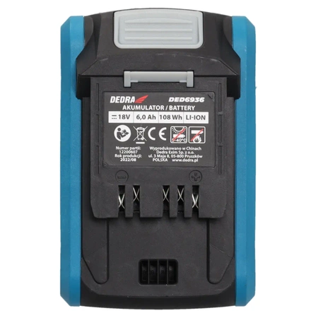 Akumulator, bateria DEDRA SAS+ALL DED6936 6.0Ah LI-ion