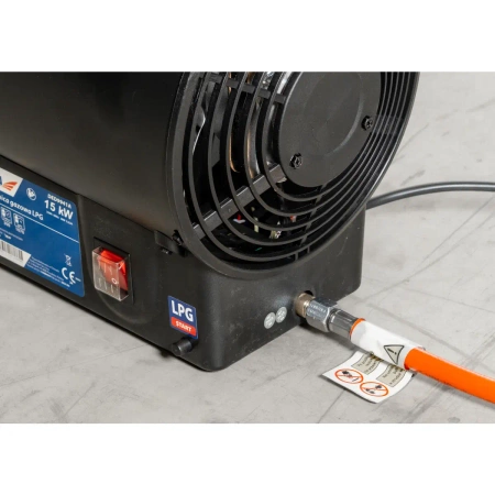 Nagrzewnica gazowa 17kW, czarna DEDRA DED9941A