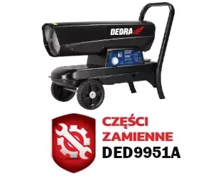 Części zamienne do nagrzewnicy olejowej DEDRA DED9951A