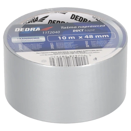 Taśma tekstylna naprawcza "DUCT" 48mm x 50m, DEDRA 11T2043