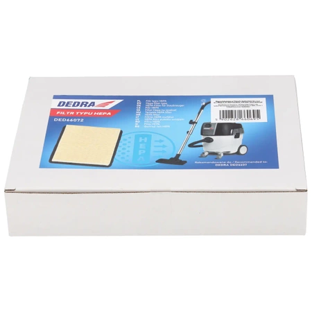Filtr typu HEPA do odkurzacza DEDRA DED6607