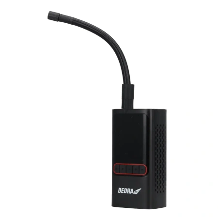 Bezprzewodowa pompka powietrza 2x2000mAh DEPP011, power bank, różne wentyle