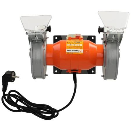 Szlifierka stołowa, dwutarczowa A067100 PANSAM 150W, 125x16mm, do pracy na sucho