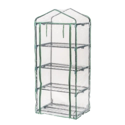 Średnia szklarnia ogrodowa, składana, PCV, DEDRA N04720, wymiary 69x49x160cm