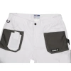 Spodnie ochronne DEDRA BH4SP-S S/48, białe, White line 190g/m2