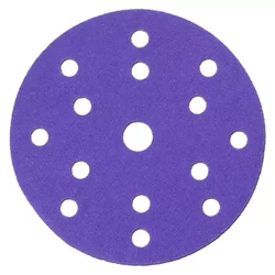 Tarczki ścierne ceramiczne 150mm, #150 DEDRA DED79825, rzep, kpl 5szt