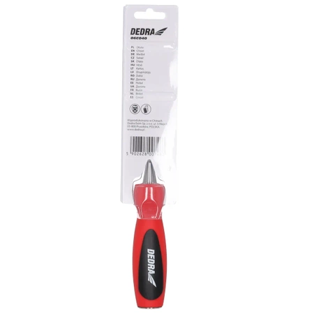 Dłuto do drewna, stolarskie DEDRA 06C040 32mm, stal CrV, dwumateriałowy uchwyt