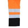 Spodnie ochronne DEDRA BH81SP2-XXL  odblaskowe rozmiar XXL, pomarańczowe