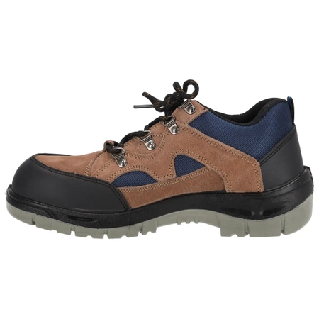 Półbuty bezpieczne, buty BHP  DEDRA BH9P2-45 zamszowe, rozmiar: 45, kat.S1 SRC