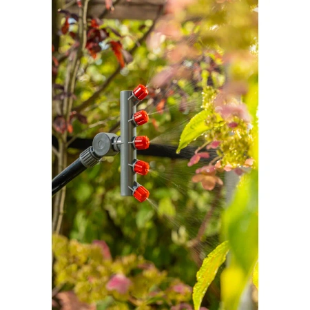 Stojak do zraszania GARDEN DEDRA 80N350, elastyczny, przenośny, 5 dysz, mgiełka