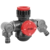 Przyłącze kranowe kątowe podwójne 1/2"-3/4", karta, GARDEN DEDRA 80N008K