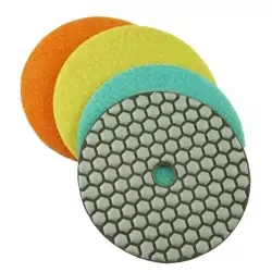 Elastyczny, diamentowy dysk polerski 150mm DEDRA H15H0050 gr.0050, do pracy na sucho