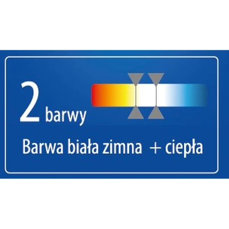 Lampa LED składana podwójna 5000lm, statyw, dwie barwy, DEDRA L1068