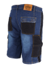 Szorty jeans'owe, krótkie dżinsy robocze, szorty z denimu DEDRA BH45ST-L gramatura 280g/m2, rozmiar L