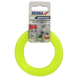 Żyłka tnąca okrągła, żyłka do podkaszarki, kosy Garden DEDRA 80Z24151 2,4mmx15mm