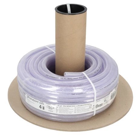 Wąż pneumatyczny PVC na szpuli  PANSAM A540211 8x12mm, szpula 30m